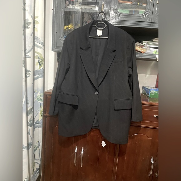 H&M Jackets & Blazers - H&M pin stripe blazer. Size XL . Used gently